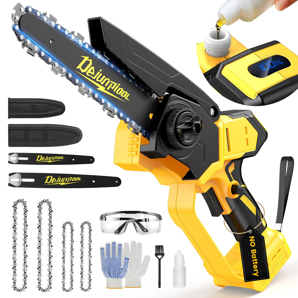 Cordless Mini Chainsaw Compatible with Dewalt 20V MAX - Image 1