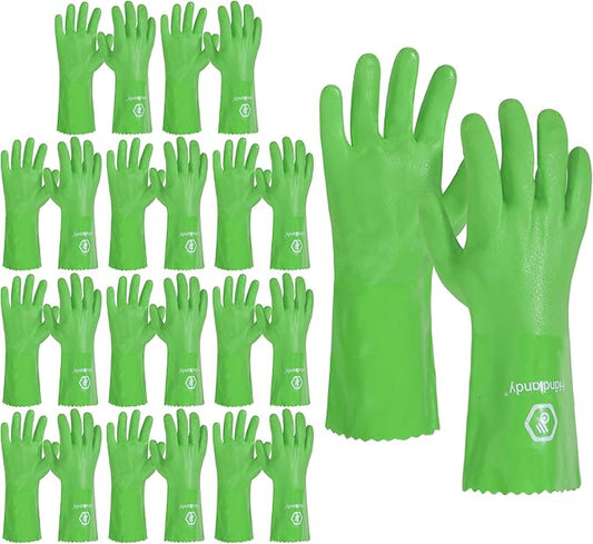HANDLANDY Chemical Gloves, Heavy Duty Cleaning Gloves