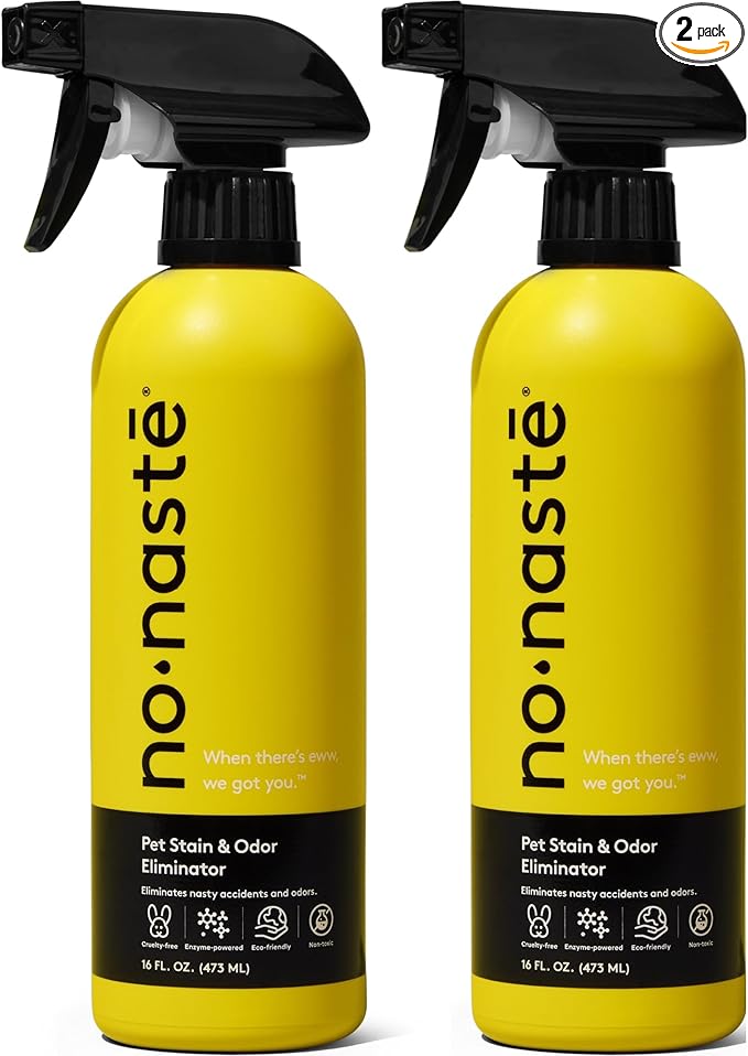 Pet Stain & Odor Eliminator Spray, Light Fresh Scent, 16oz (Pack of 2)