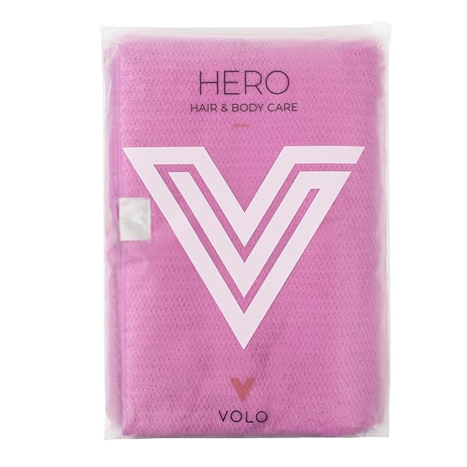 VOLO Bath Towel, Quick Dry Luxury Microfiber Bathroom Towels for Body, Super Absorbent, Oversized and Soft, Ultra-Soft Luxury Fabric, Thick and Plush, Hotel Quality (Orchid)