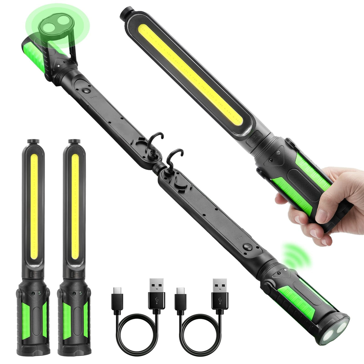Magnetic Work Light for Mechanic, 2400LM Underhood Work Light - Image 1