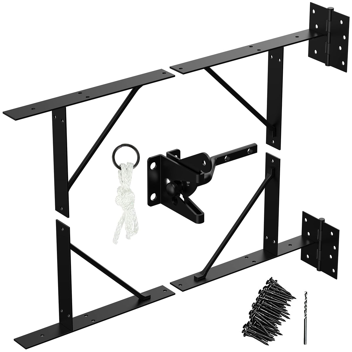Anti Sag Gate Kit Heavy Duty No Sag Kit for Wooden Gate Fence - Image 1