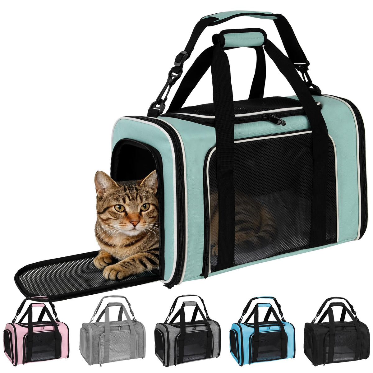 Cat Dog Carriers Soft-Sided, Pet Travel Carrier | Pet Essentials - Image 1