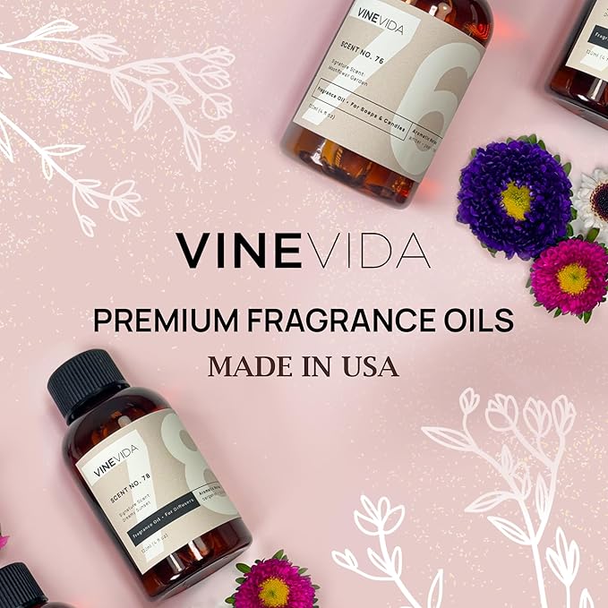 VINEVIDA [4oz] Cannabis Flower Fragrance Oil - Made in USA Scents for Candle Making - Natural Candle Fragrance Oil - Scents for Soap Making
