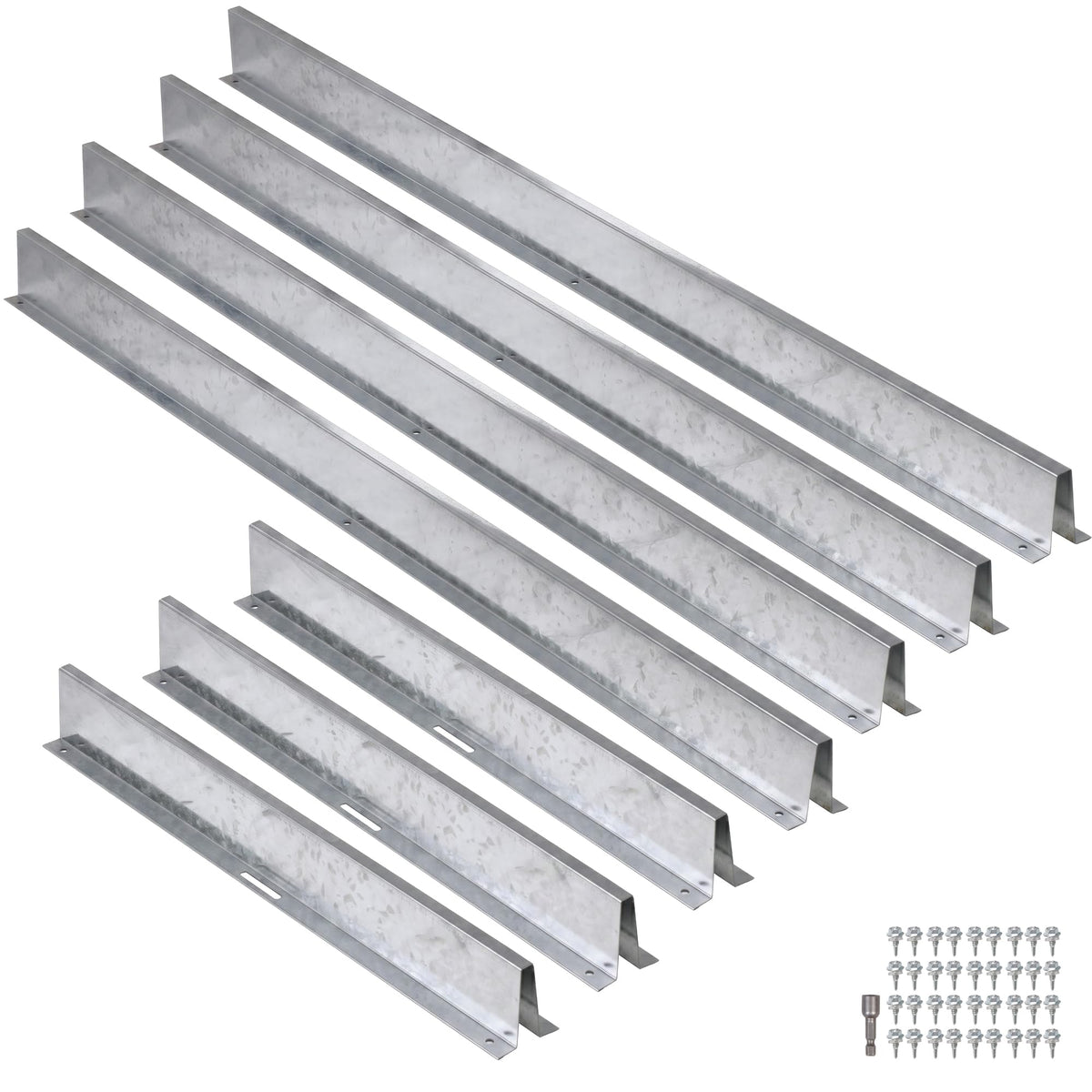 16FT Garage Door Strut, Heavy Duty Steel Reinforcement Brace - Image 1