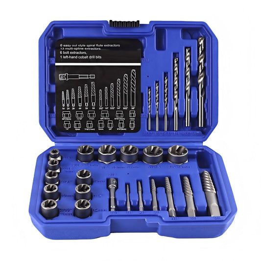 26 Pcs Damaged Screw & Bolt Extractor Set, Stripped Bolt - Image 1