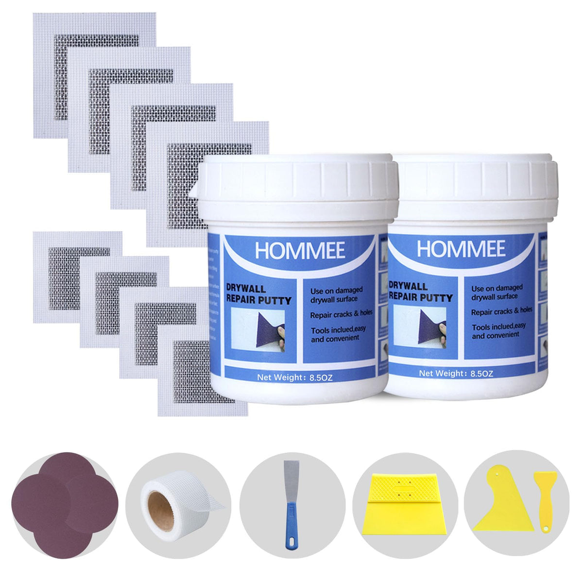 Drywall Repair Kit,Drywall Hole Patch Repair Kit to Fix | Home Repair - Image 1