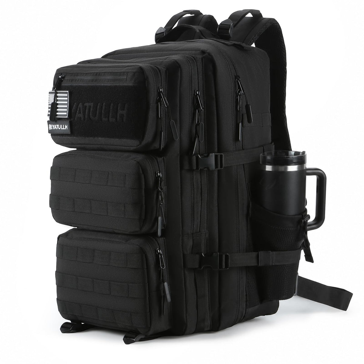 Tactical Military Backpack for Men and Women 55L Large Hiking Bag - Image 1