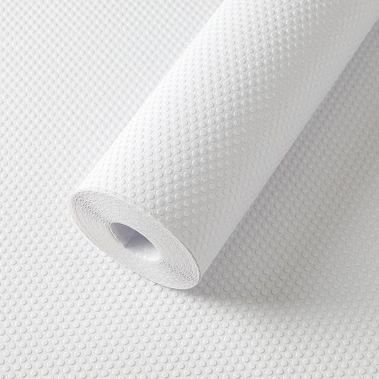 FLPMIX Shelf Liner 30 inch Wide - Large Waterproof Under Sink Mat 30 X 240 Inch White - Easy to Cut Cabinets Liners for Kitchens Cupboard Drawer