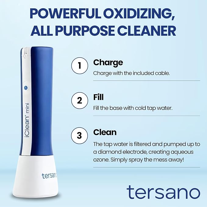 iClean Mini | Multipurpose Cleaner Award Winning All-Purpose Cleaner | Multi Surface Cleaning Supplies for Home, Fabrics, Glass, Appliances | Turns Water Into a Cleaner!