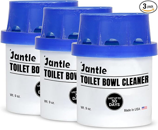 Automatic Toilet Bowl Cleaner Tablets – In-Tank Toilet Cleaners for Inside the Bowl – Long-Lasting, Easy to Use, Cleans & Deodorizes – 3 Pack