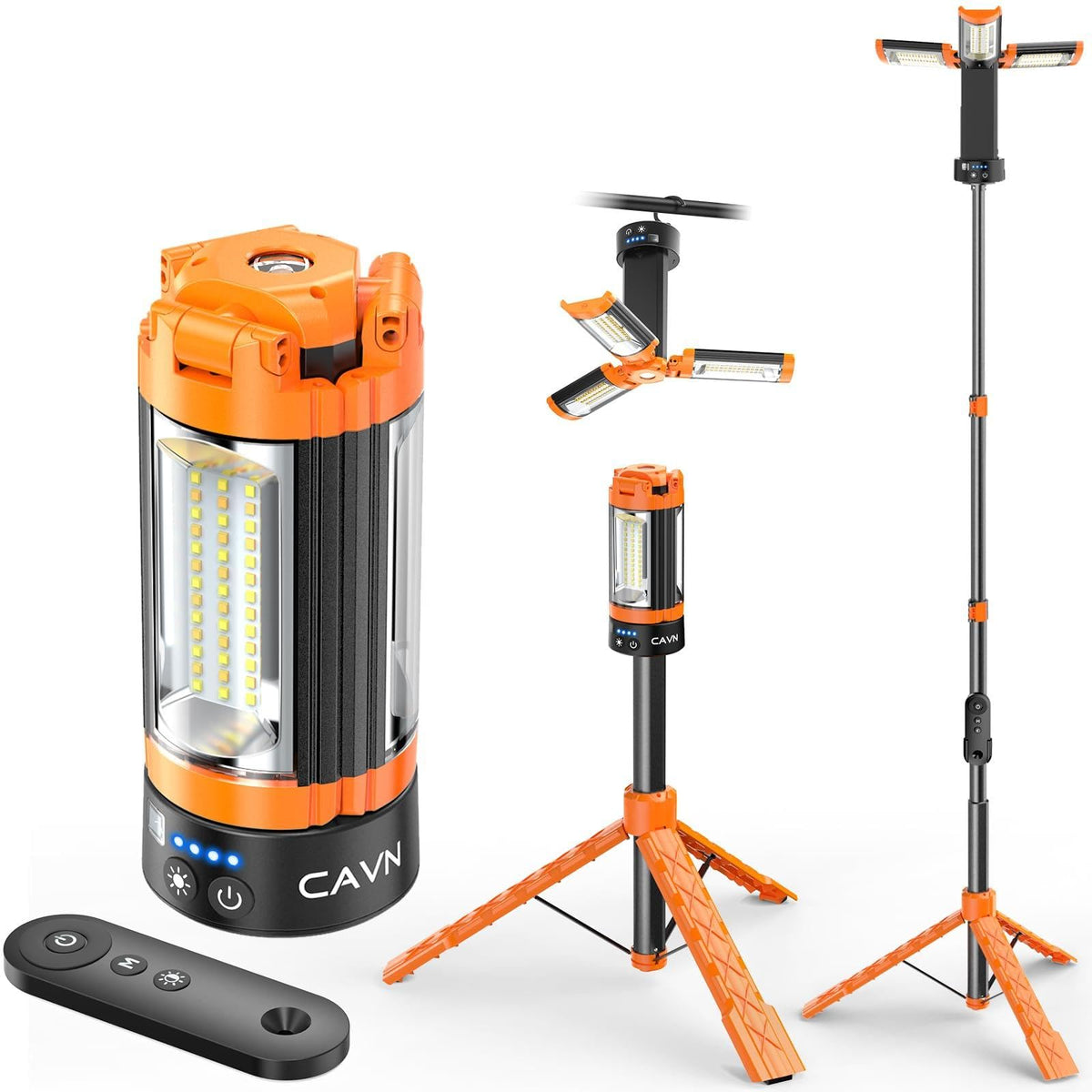 CAVN Rechargeable Camping Lights with Remote, Cordless - Image 1