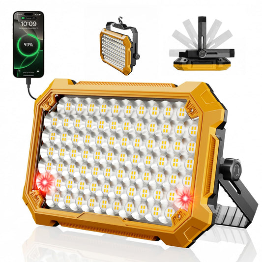 Rechargeable Magnetic Flood Light, 13000mAh 10000LM LED - Image 1