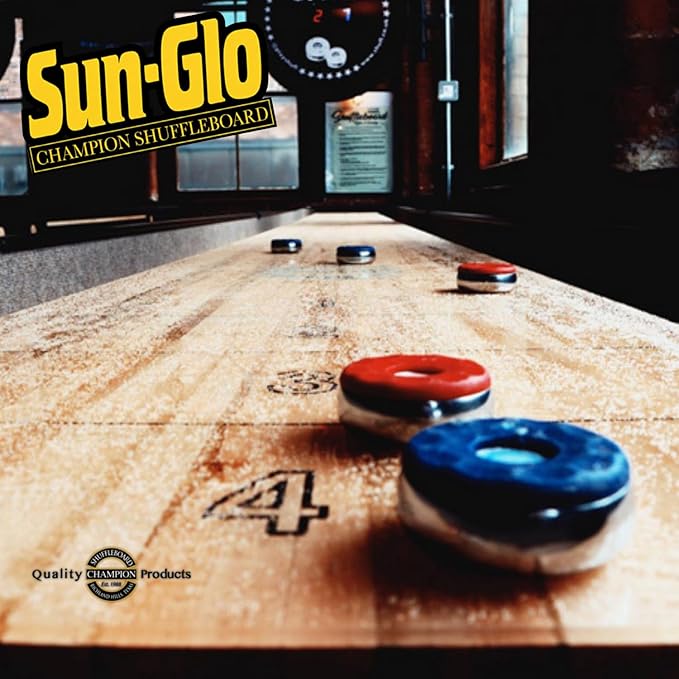 Sun-Glo #4 Speed Yellow Bear Shuffleboard Powder Wax 16 oz
