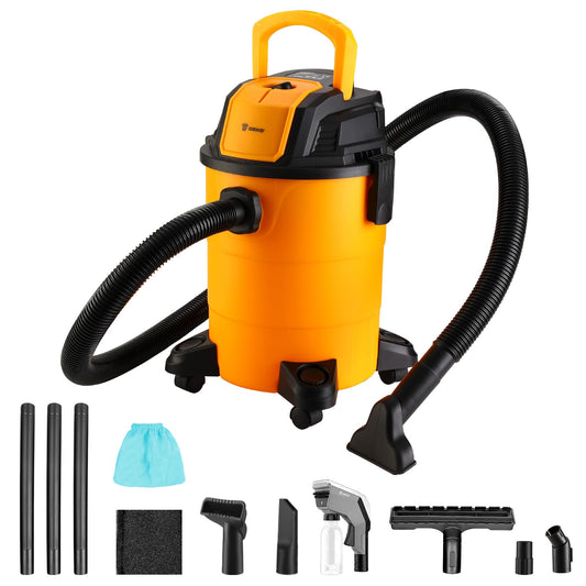 DEKOPRO Shop Vacuum Wet and Dry:4-Gallon 3 Peak HP | Travel Essentials - Image 1