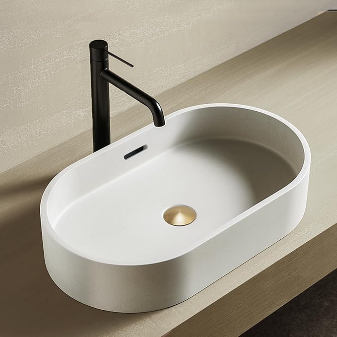 Bathroom Sink Drain with Strainer Basket and Pop-Up Drain Stopper Set (Gold, with Overflow)