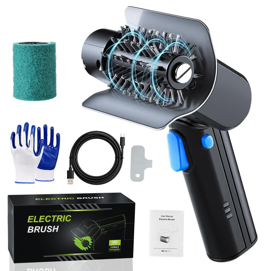 Upgraded Electric Grill Brush, High Torque 2-in-1 Kit Power BBQ - Image 1