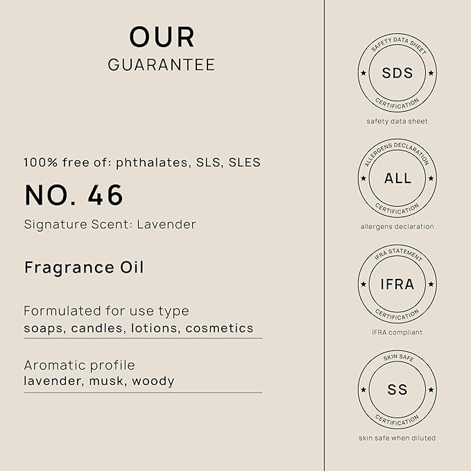VINEVIDA [32oz] Lavender Fragrance Oil for Candle Making and Soap Making - Premium Candle Scents for Soy Candles