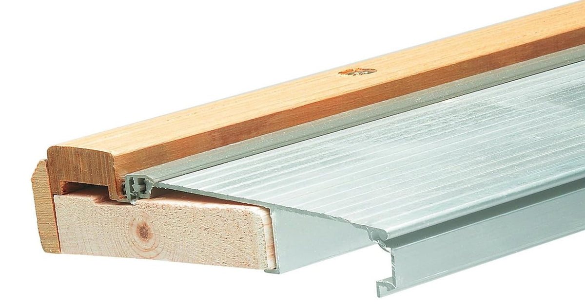Frost King TAOC36SP Adjustable Aluminum and Oak Sill Threshold - Image 1