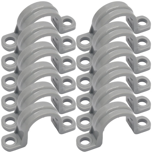 12pcs PVC Conduit Clamp 1/2 Inch Pipe Clamp - Image 1