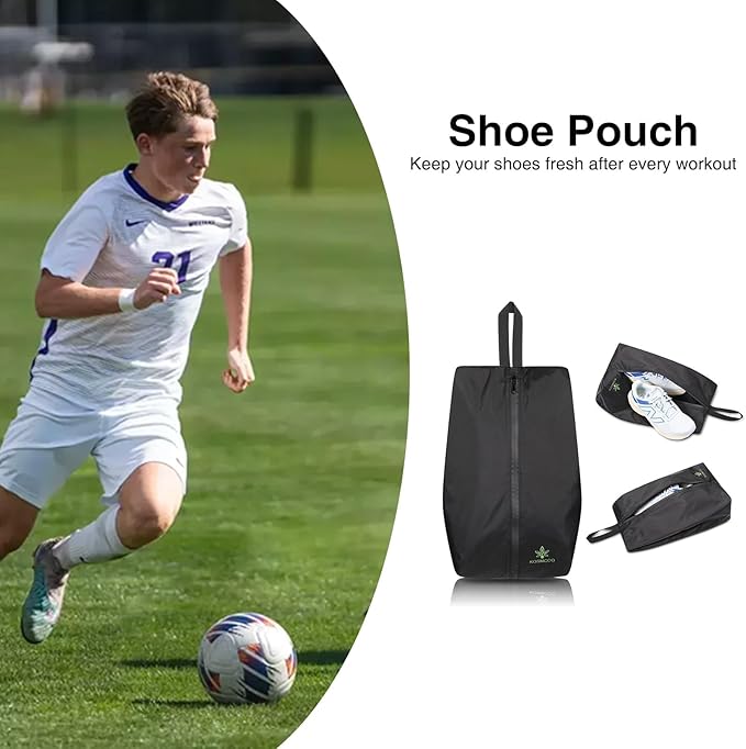 Smell Proof Cleat Bag - Athletic Soccer & Golf Shoe Bag for Smelly Cleats and Gym Shoes | Durable, Water-Resistant, and Easy to Clean
