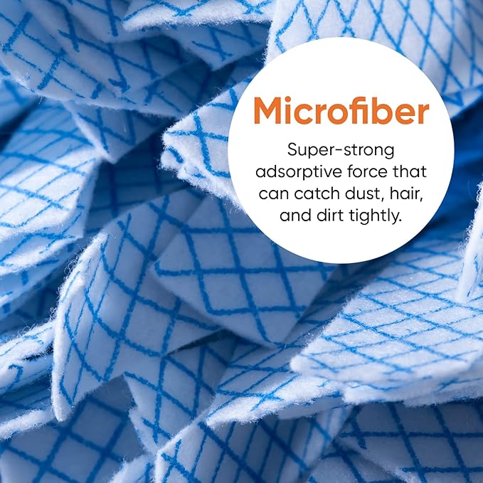 Superio String Mop Replacement, Cotton Mop Head Refill, Blue Heavy Duty for Hardwood Floor Cleaning