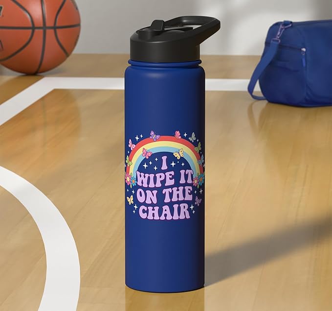 Rainbow Stainless Steel Insulated Water Bottle