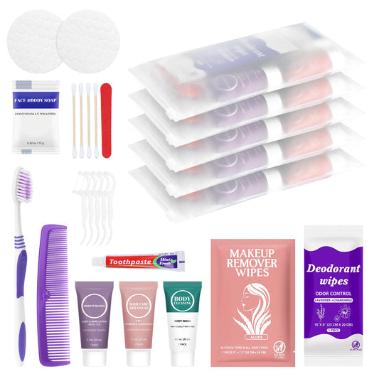 Travel Size Toiletries Hygiene Kits for Homeless in Bulk - Image 1