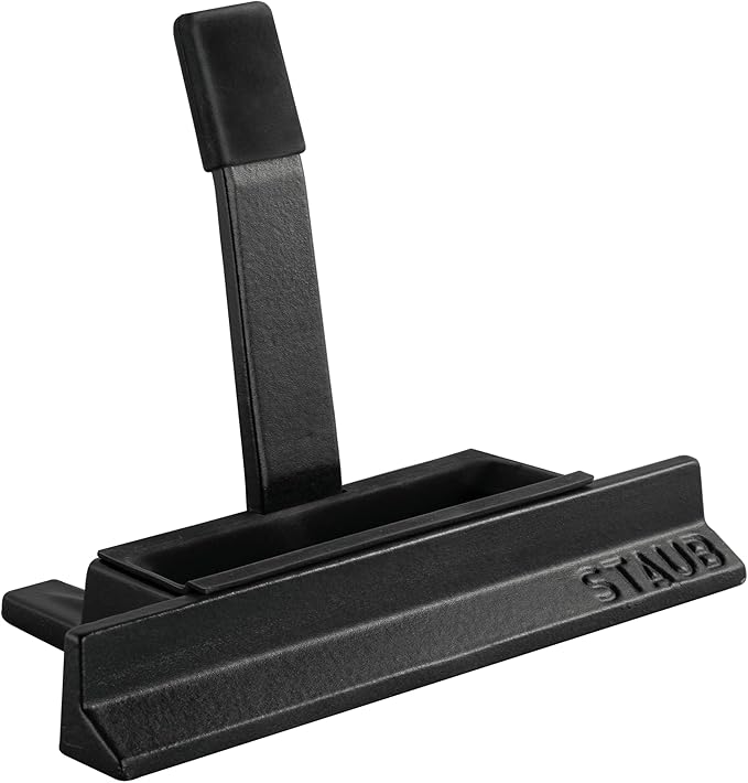 Staub Cast Iron Lid Holder - Black, Made in France