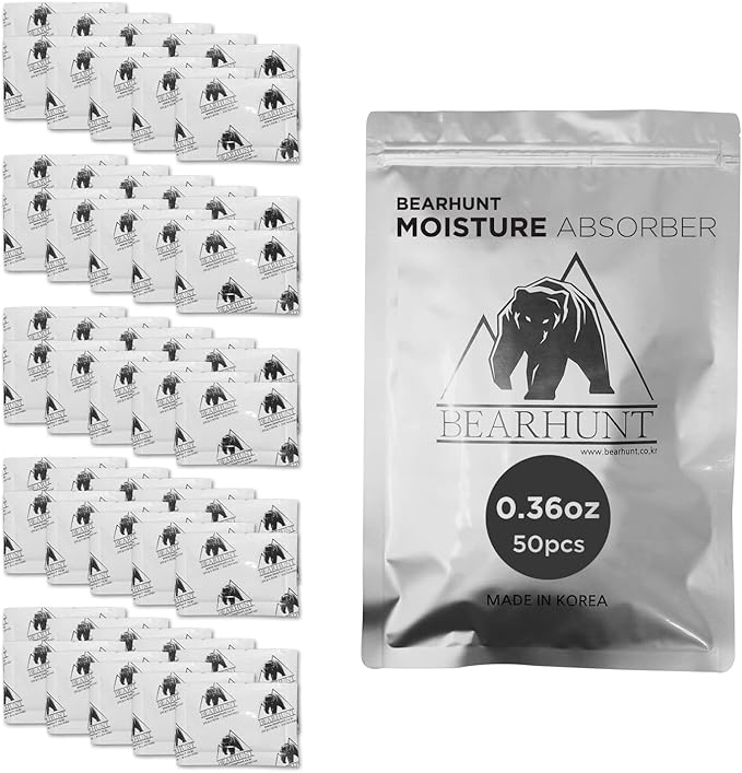 BEARHUNT Moisture Absorber Deodorant - Shoes, Closet, Tent etc. (0.36oz X 50pcs)