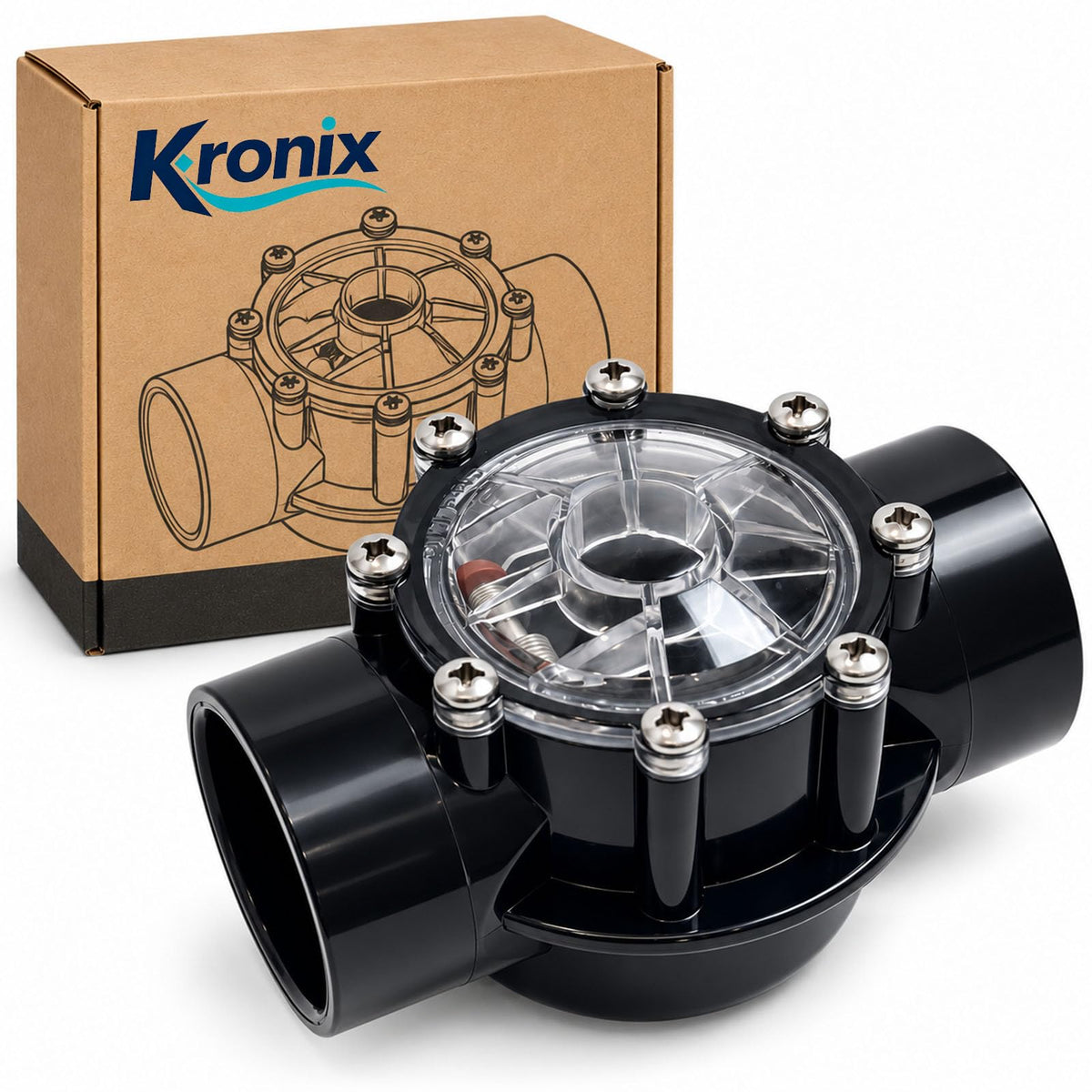 KRONIX 7305 Check Valve Compatible with Jandy, 2-Inch - Image 1