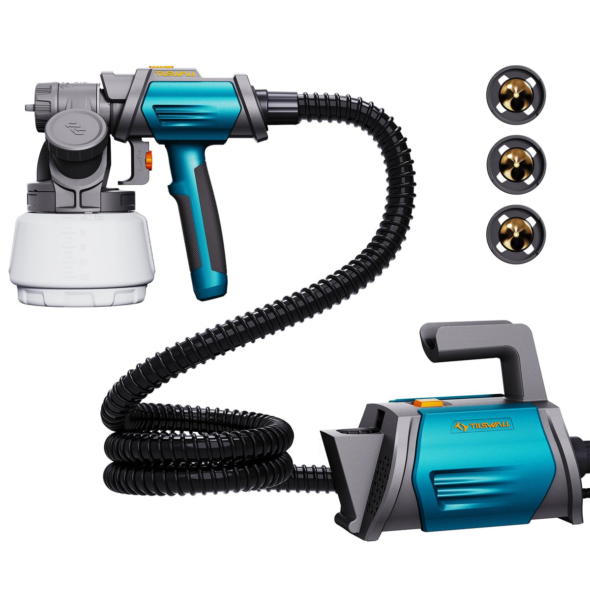Tilswall Shark800 Paint Sprayer HVLP 800W Electric Spray | Home Repair - Image 1