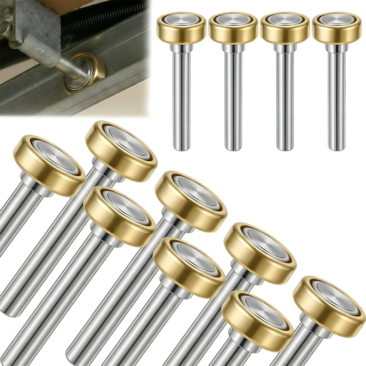 12 Pack 1" Truck Trailer Door Rollers,Box Truck - Image 1