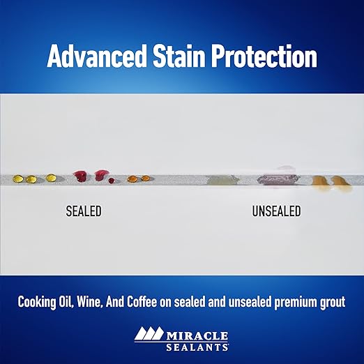 Miracle Sealants Grout Sealer Plus Invisible Penetrating Sealer Spray, 16 oz, 6 Pack