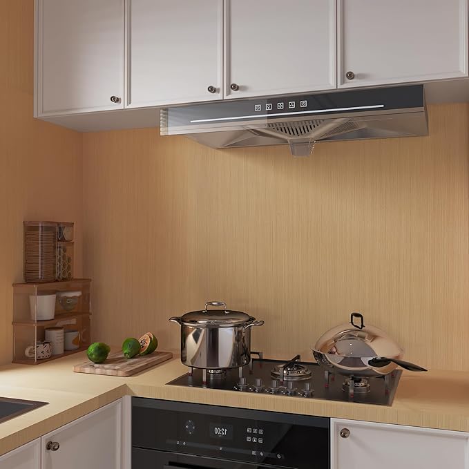 Light Brown Wood Contact Paper Thick Oak Wood Wallpaper Peel and Stick 31.5"x354" Waterproof Removable Faux Wood Grain Vinyl Wrap for Cabinets Drawers Counter Top Covers Wood Wall Paper for Walls
