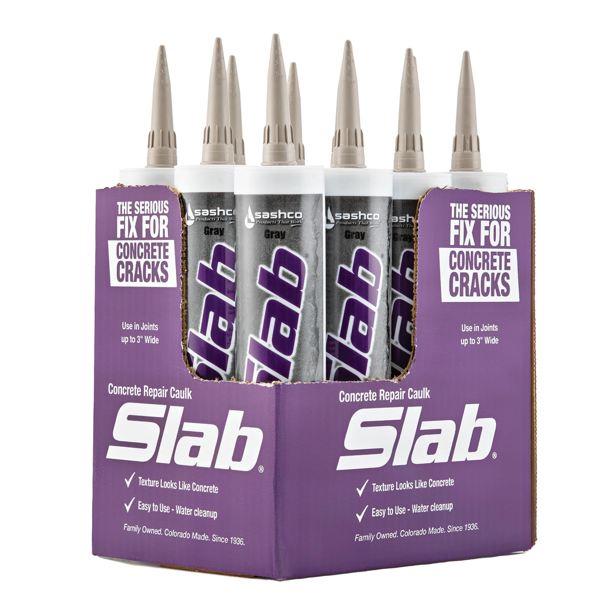 Sashco - 16210-12 Slab Concrete Crack Repair Sealant, 10.5 - Image 1
