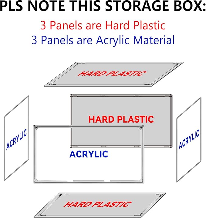 12 Pack Sneaker Boxes Clear Plastic Stackable Shoe Box Size 12.5, Transparent Display Case with Magnetic Acrylic Door, Dustproof Storage Bins for Closet, Over the Door Shoe Organizer