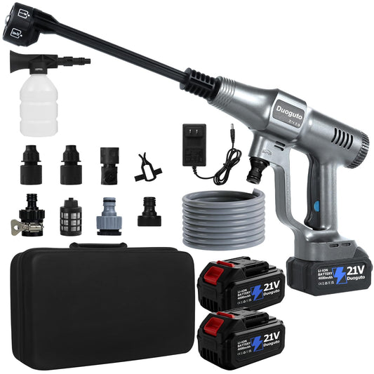 Cordless Pressure Wassher Brushless Battery Powered, 2PCs 4.0Ah - Image 1