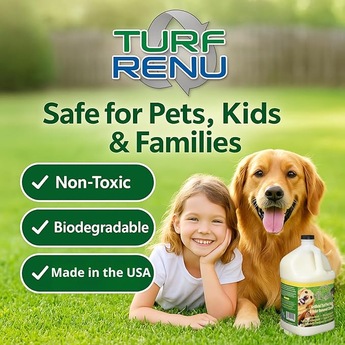 Tr10132 + Tr10101 Bio-Enzymatic Cleaning Solution for Synthetic/Artificial Turf and Pet Odor Control with Sprayer, 32-Ounce + 1-Gallon Combo-Pack