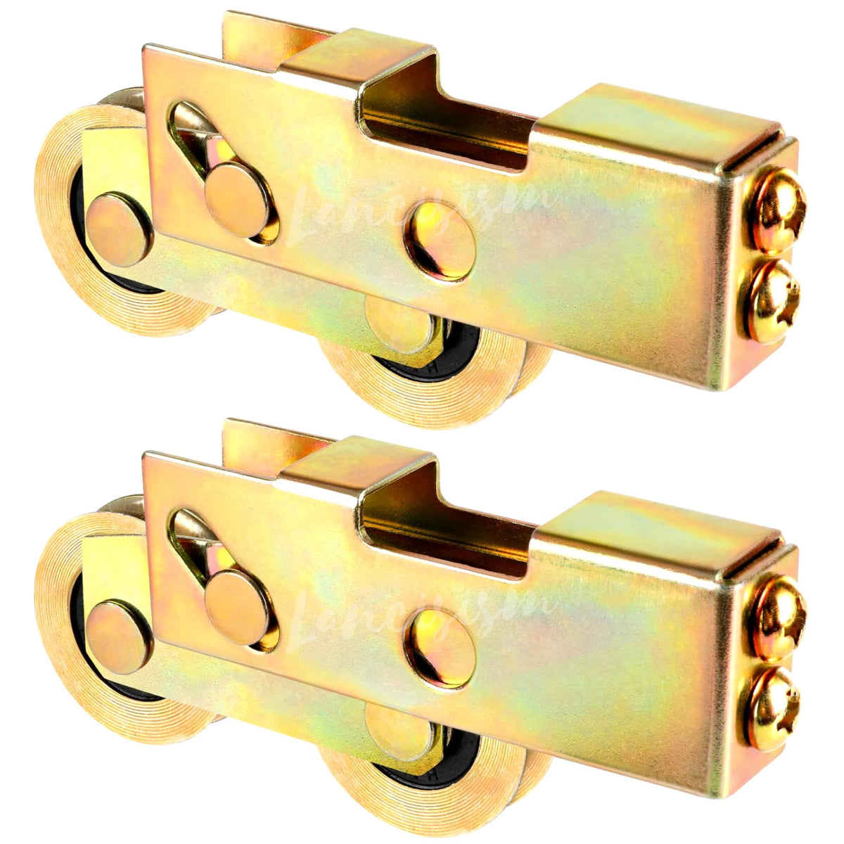 2Pcs Sliding Door Tandem Roller, Heavy-Duty 1-1/4 Inch Sliding - Image 1