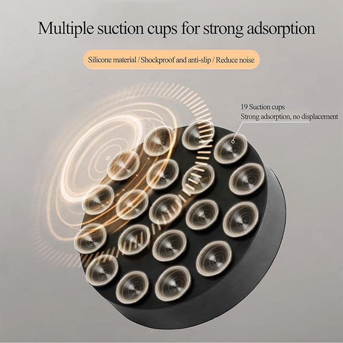 4 Pcs Anti Vibration Pads For Washing Machine, Foot pads with suction cups Prevent Sliding Out, Soundproofing Base for Appliances, Floor Protector