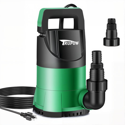 1 HP Sump Pump Submersible Water Pump 3981 GPH Portable - Image 1