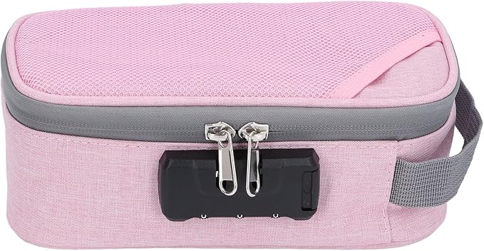 Odor Proof Pouch Organizer, Code Lock Design Smell Proof Container Portable Easy Using for Travel