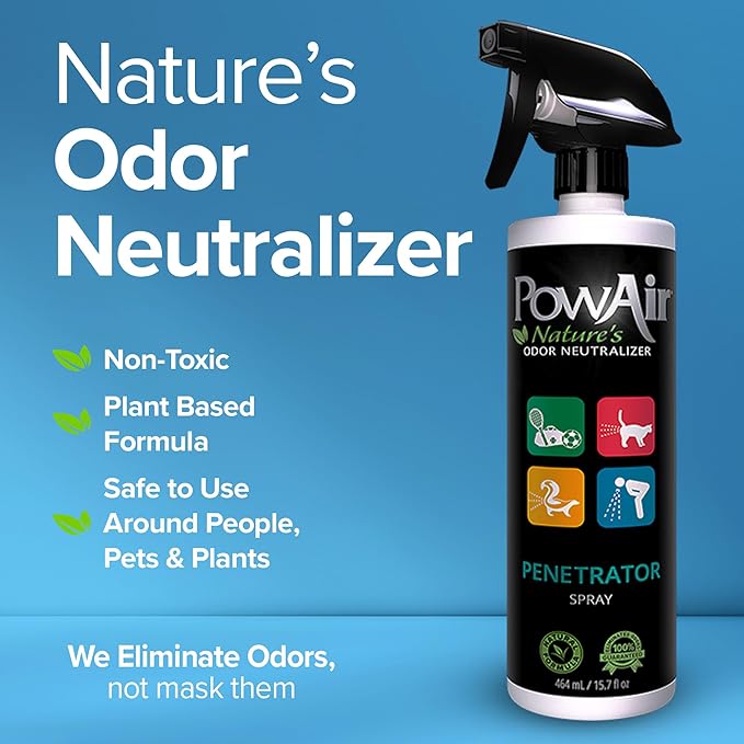 PowAir Tropical Breeze Odor Neutralizer Penetrator Spray, 16oz