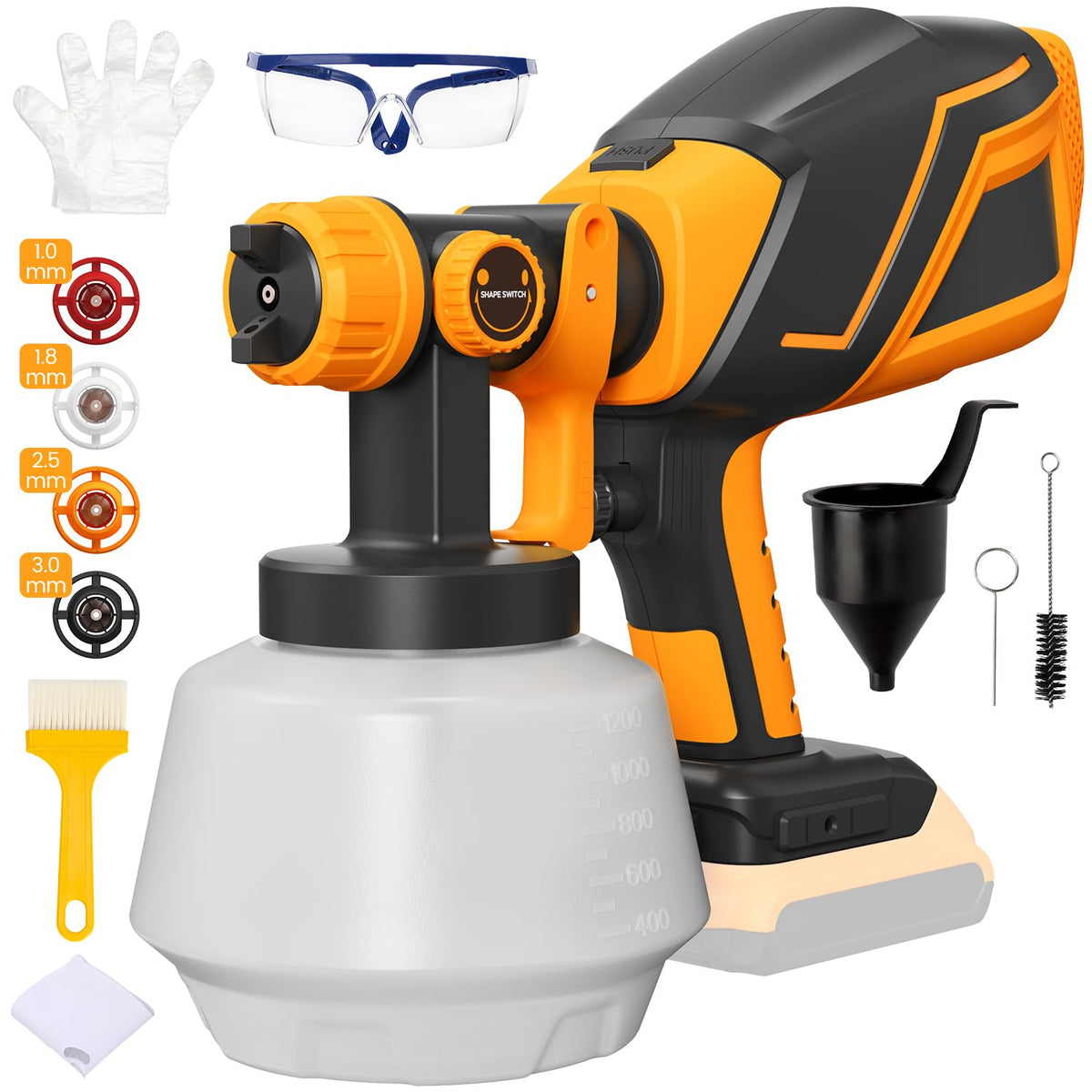 Cordless Paint Sprayer for DEWALT 20V MAX Battery | Home Repair - Image 1