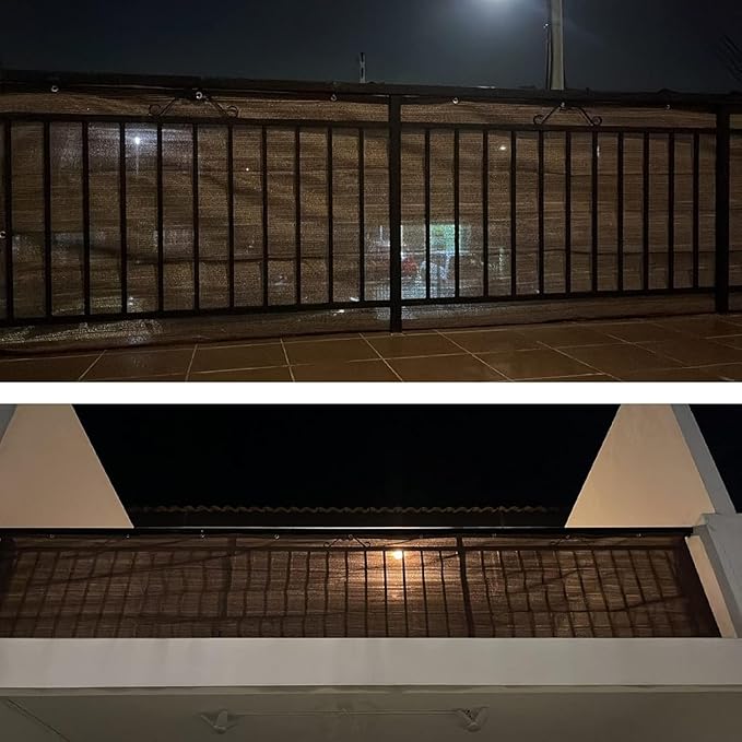 Fence Privacy Screen Balcony Sun Shade Cloth 6'6"x13' 80% Shade Fabric Outdoor Patio Screens Mesh Panels Apartments Railing Cover UV Protection for Backyard Garden Porch Deck