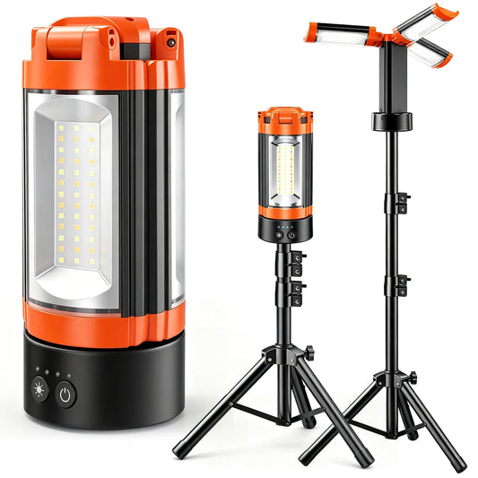 Rechargeable Camping Light with Stand, Magnetic 3 Colors - Image 1