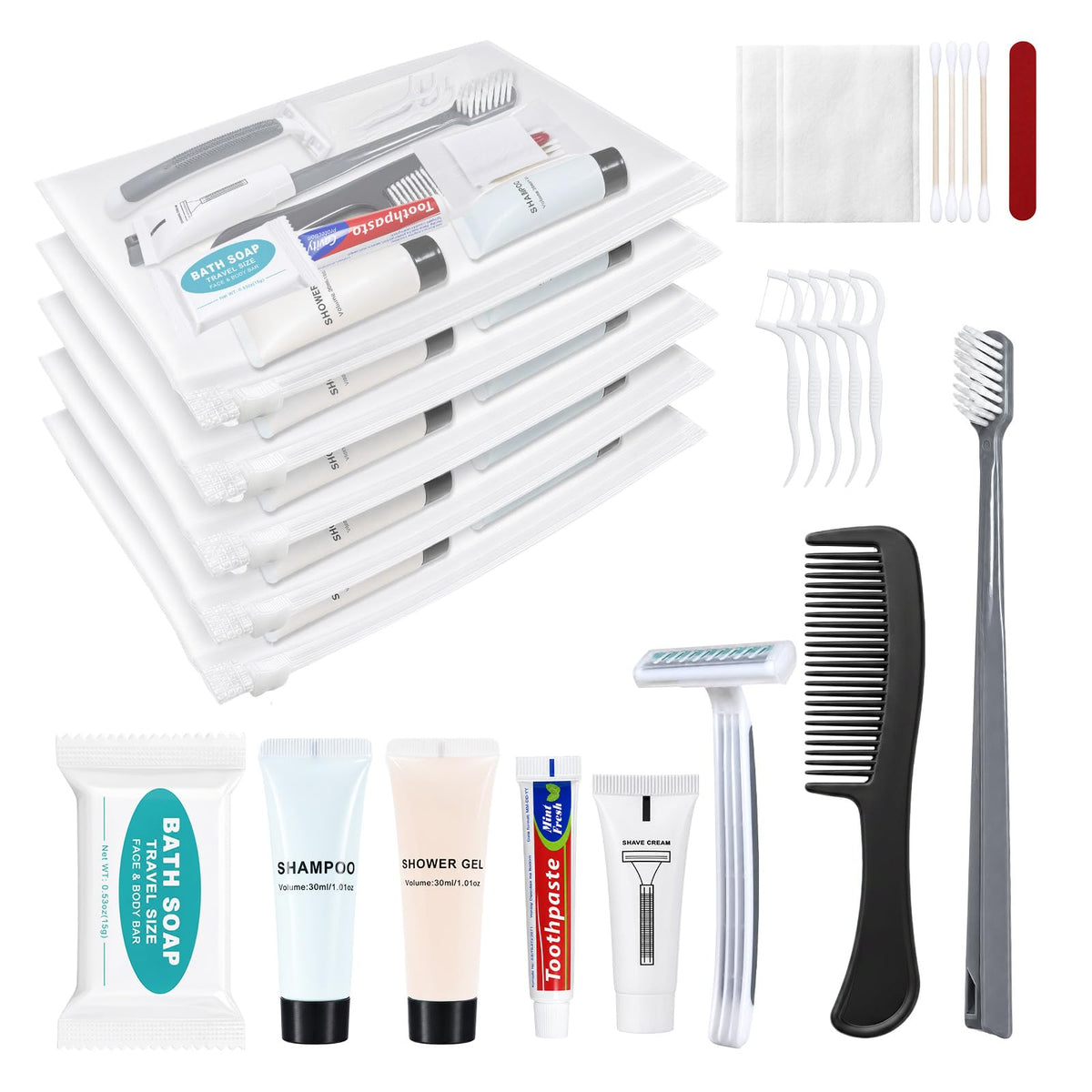 Hygiene Kit, Individually Packaged (5-Pack) - Image 1