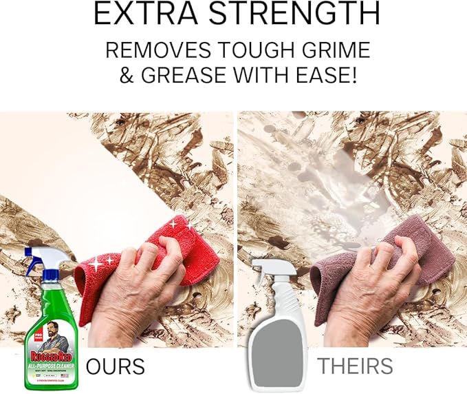 Industrial-Strength All-Purpose Cleaner – Heavy-Duty Multi-Surface Spray for Kitchen & Home, Made in USA, Citrus Scent, 32oz (3-Pack)