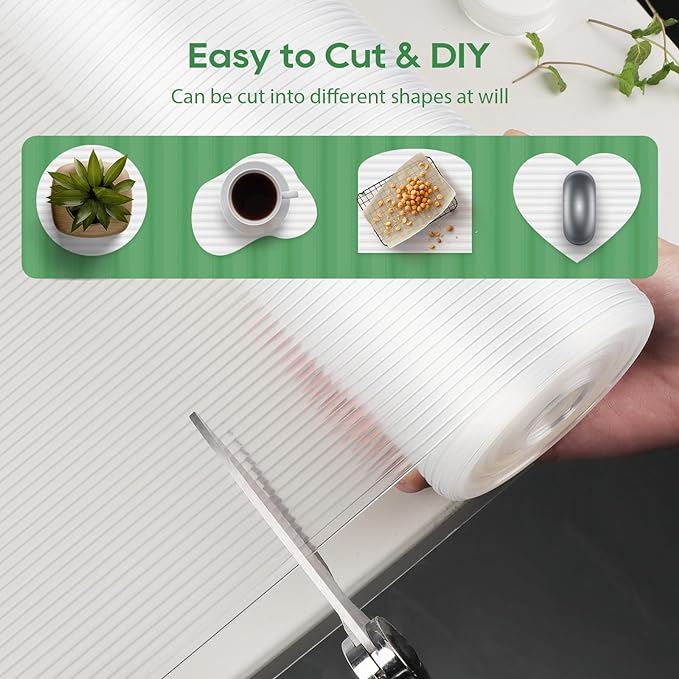 Anoak Shelf Liner, 14 Inches x 10 FT(120 Inch) Non-Slip Cabinet Liner, Washable Waterproof Durable Non Adhesive Shelf Liners for Kitchen, Drawer, Refrigerator